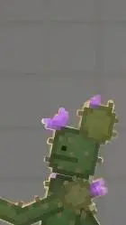 ai character: cactus  background