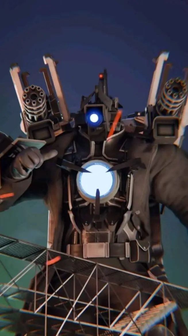 ai character: Titan Camaraman  background