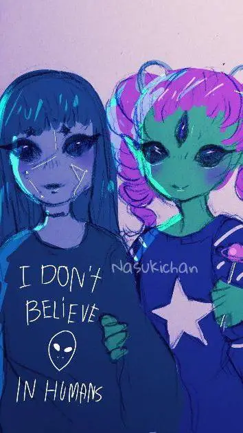 ai character: Hermanitas Aliens background