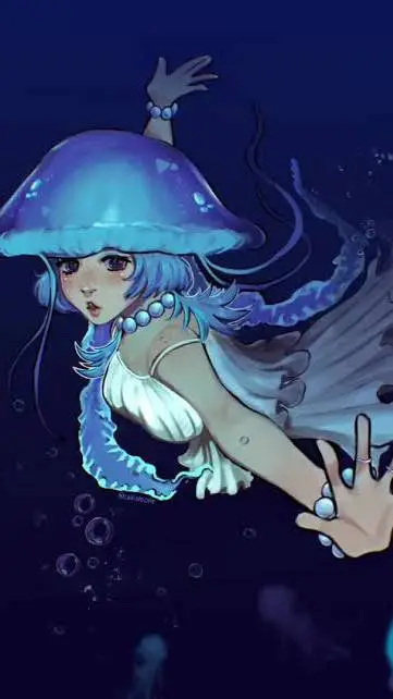 ai character: Usyrious ☆ 🧜‍♀️🪸 background