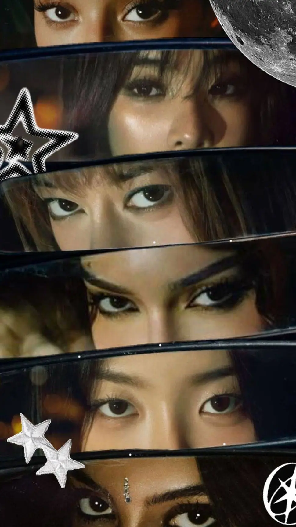 ai character: Katseye. background