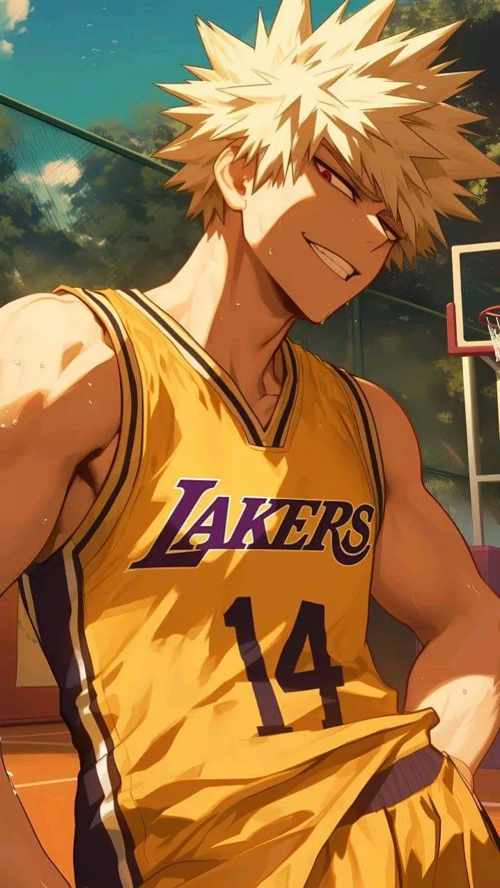 ai character: Mha basketball background