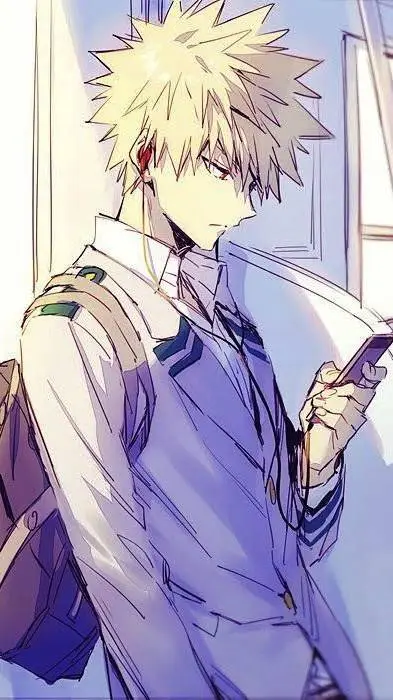 ai character: Bakugou train background