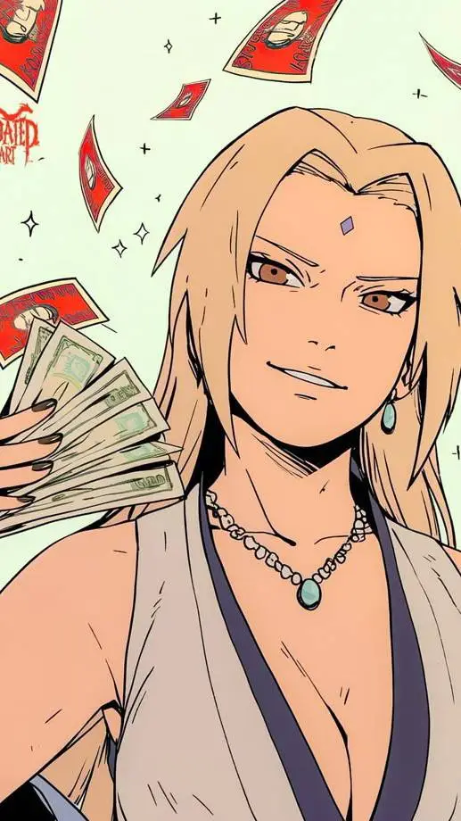 ai character: Tsunade get y dunk background