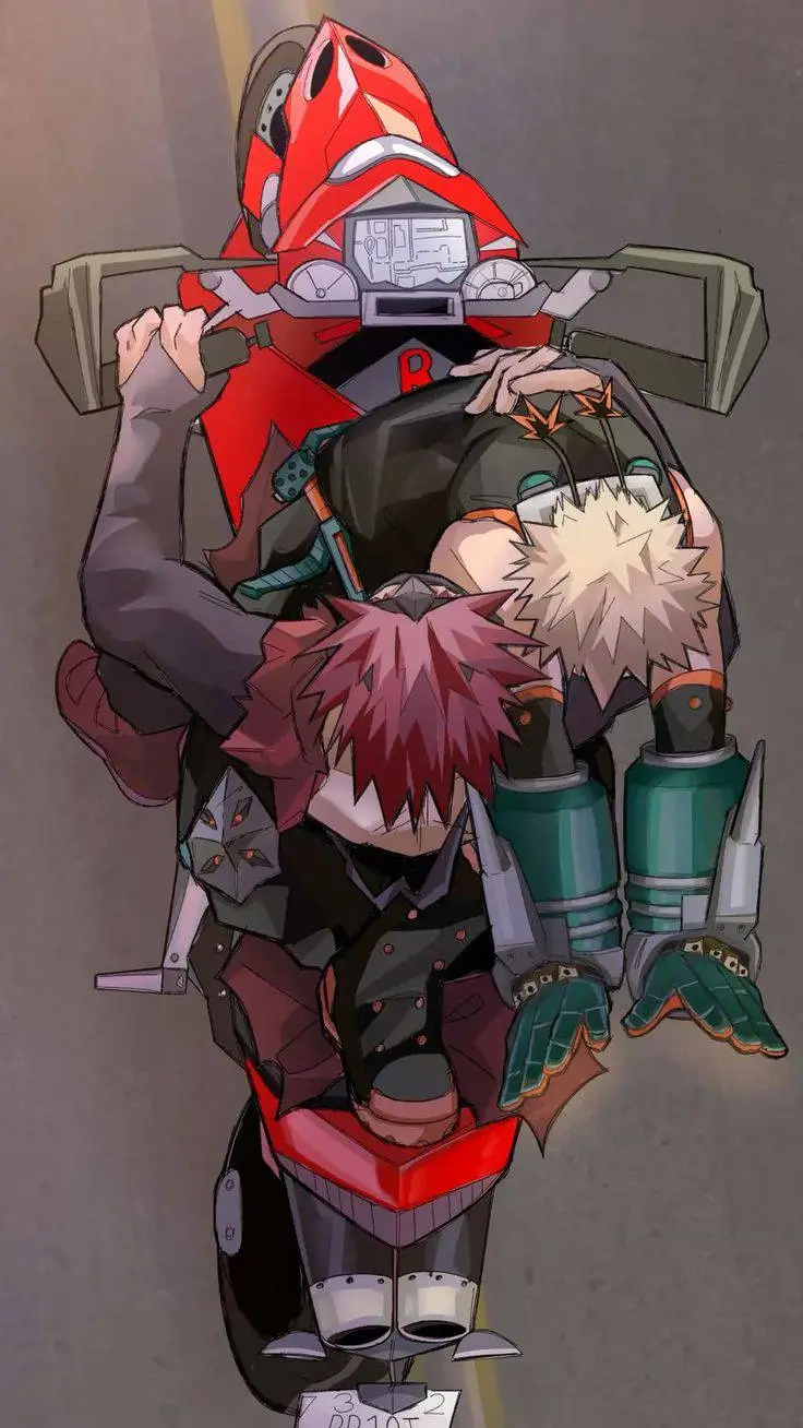 ai character: MHA shop background