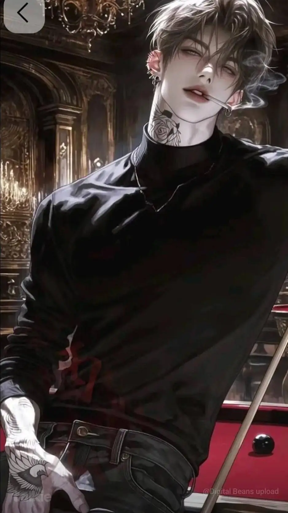 ai character: Dawn background