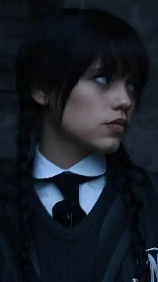 ai character: Wednesday Addams background