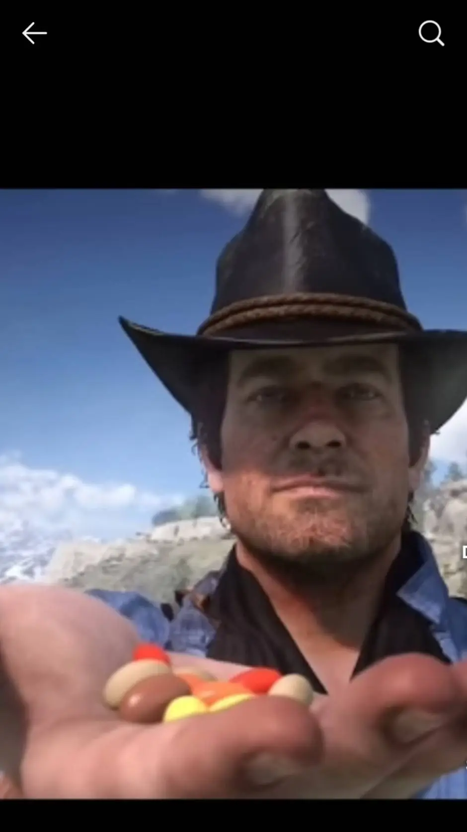 ai character: Arthur morgan  background