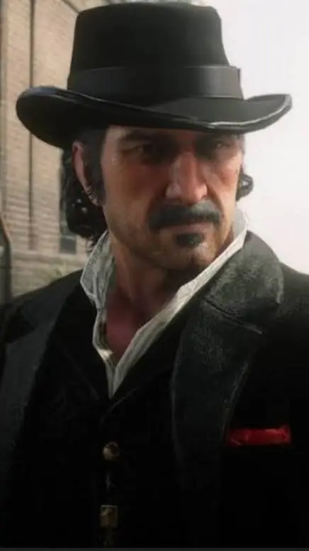 ai character: Dutch van der lind background