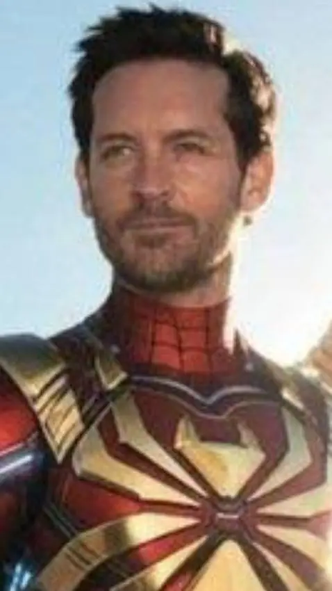 ai character: Tobey spider man background