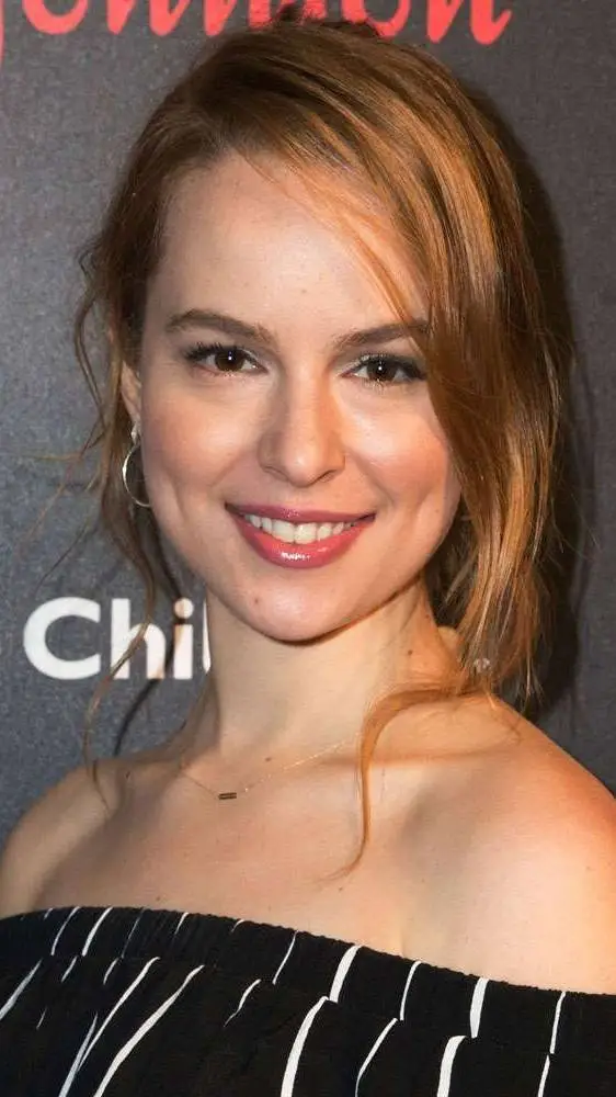 ai character: Bridgit Mendler  background
