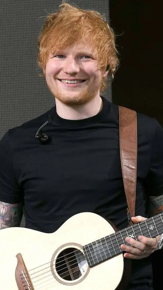 ai character: Ed Sheeran  background