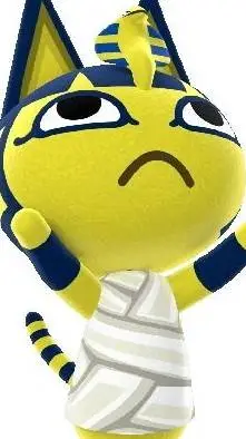 ai character: Ankha background