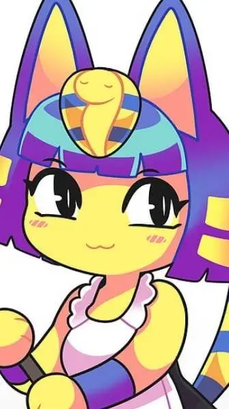 ai character: Maid ankha background