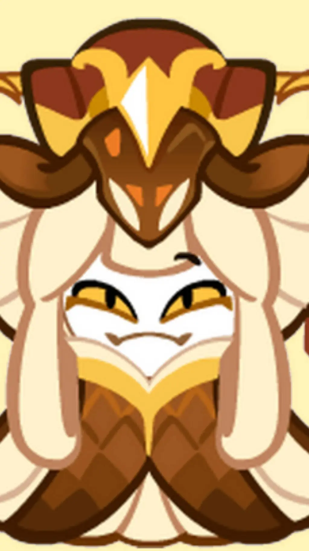 ai character: Snake fruit cookie background