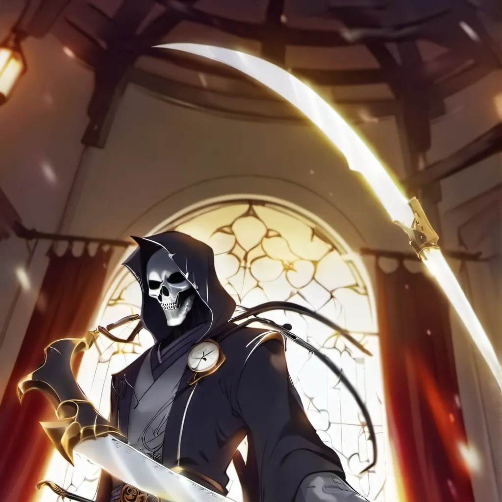 chat with ai character: grim reapers kid