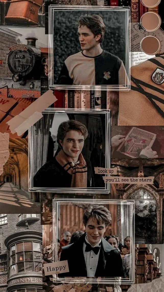 ai character: Hogwarts 💛✨️ background