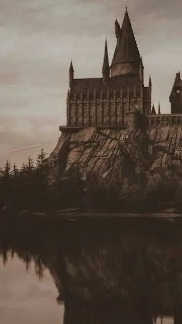 ai character: Hogwarts 🤍✨️ background
