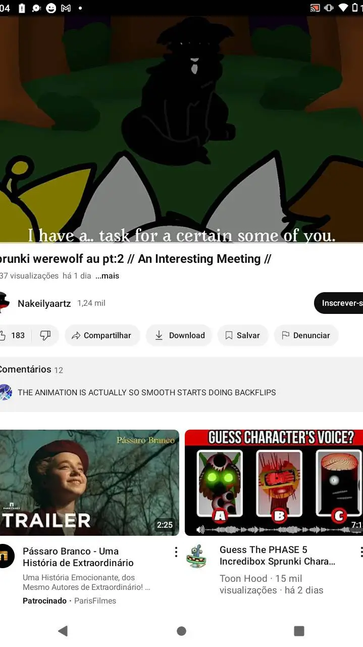 ai character: sprunki werewolf background