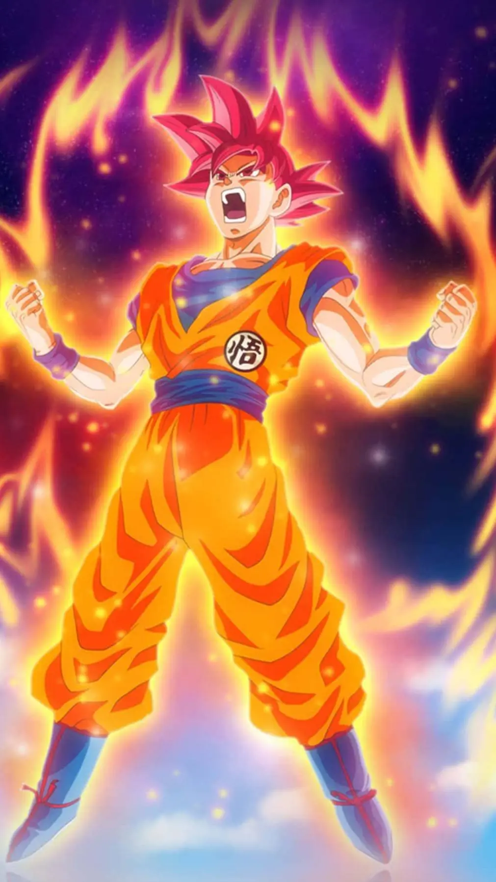 ai character: Goku vs Beerus DBS background