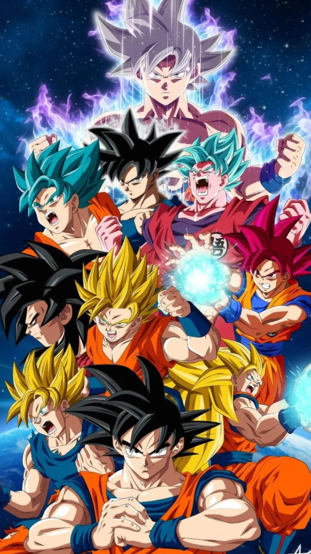 ai character: Dragon ball super  background