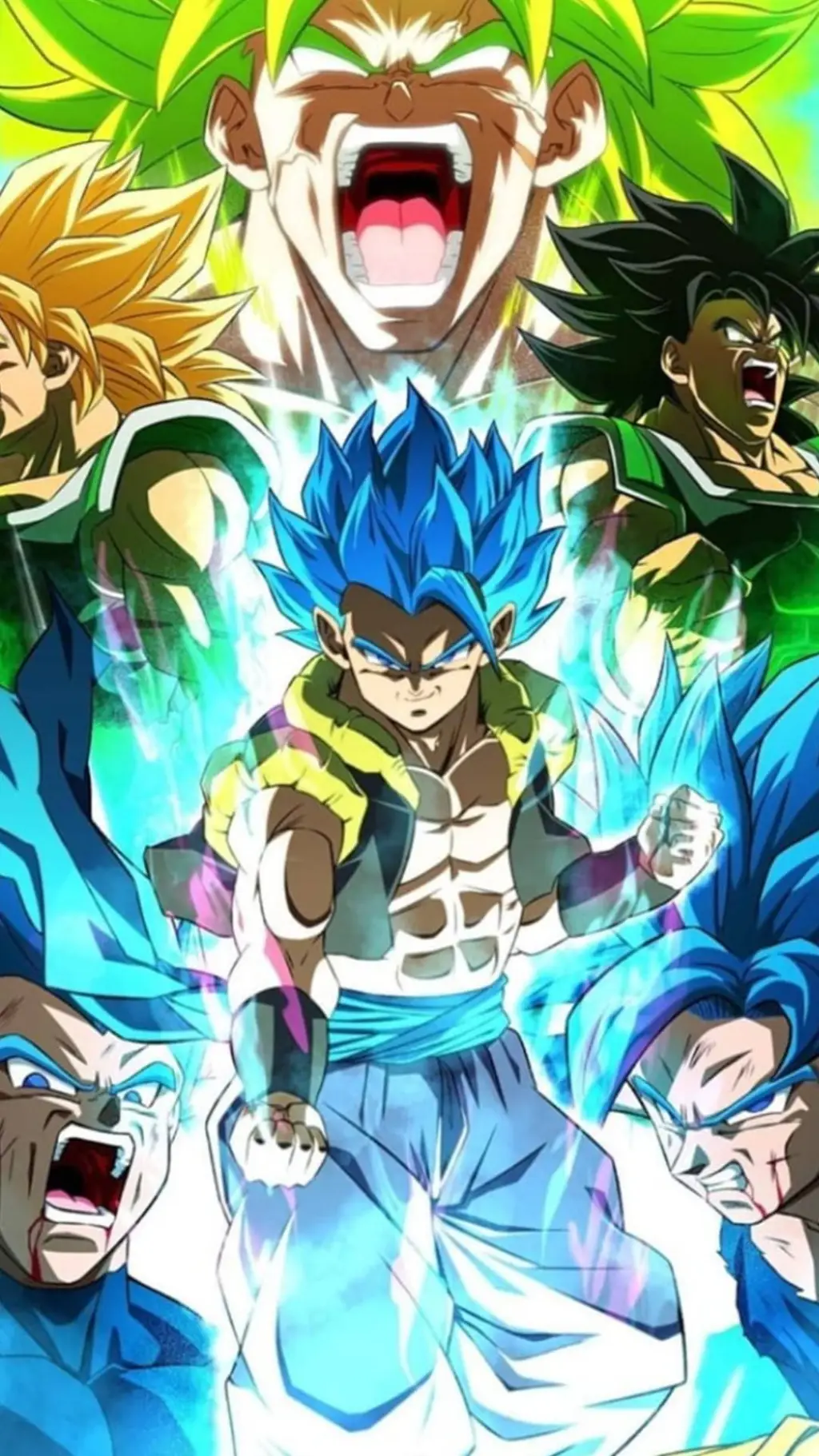 ai character: DBS Broly Movie background