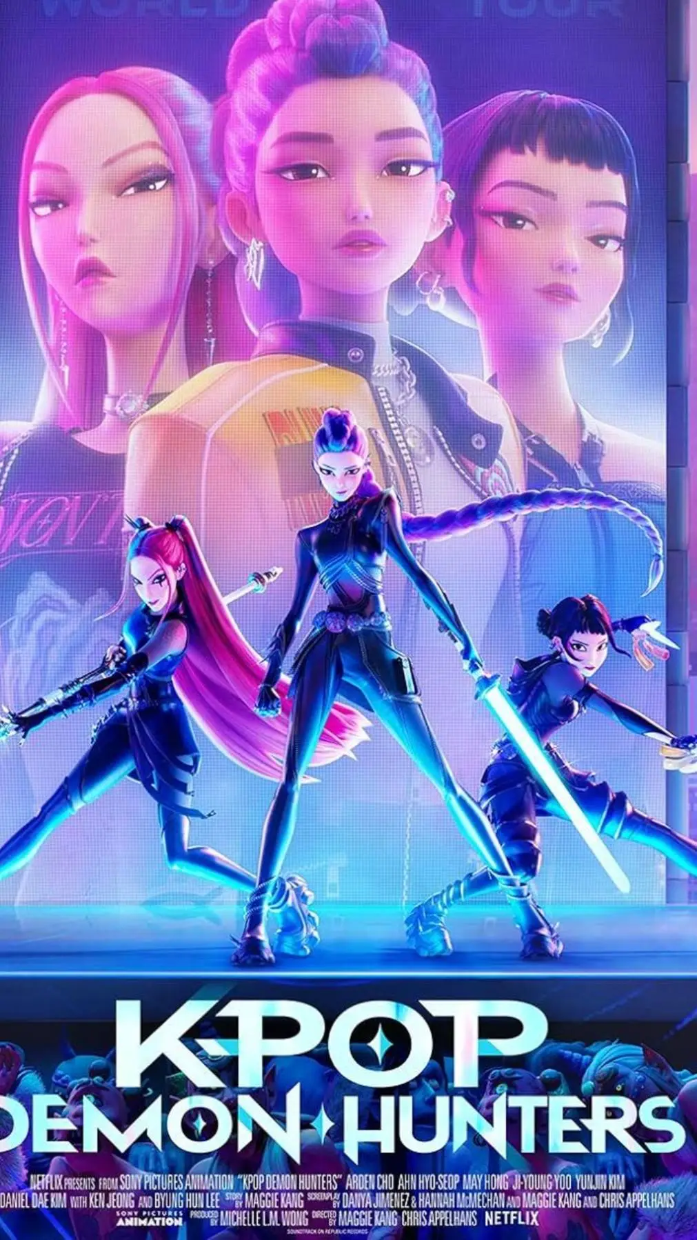 ai character: K-pop Demon Hunter background