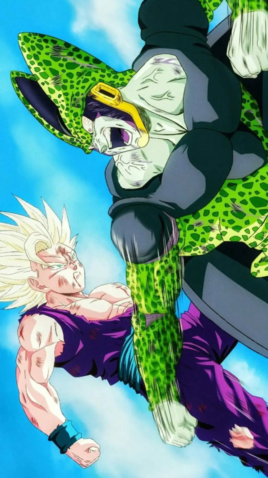 ai character: Gohan vs Cell background