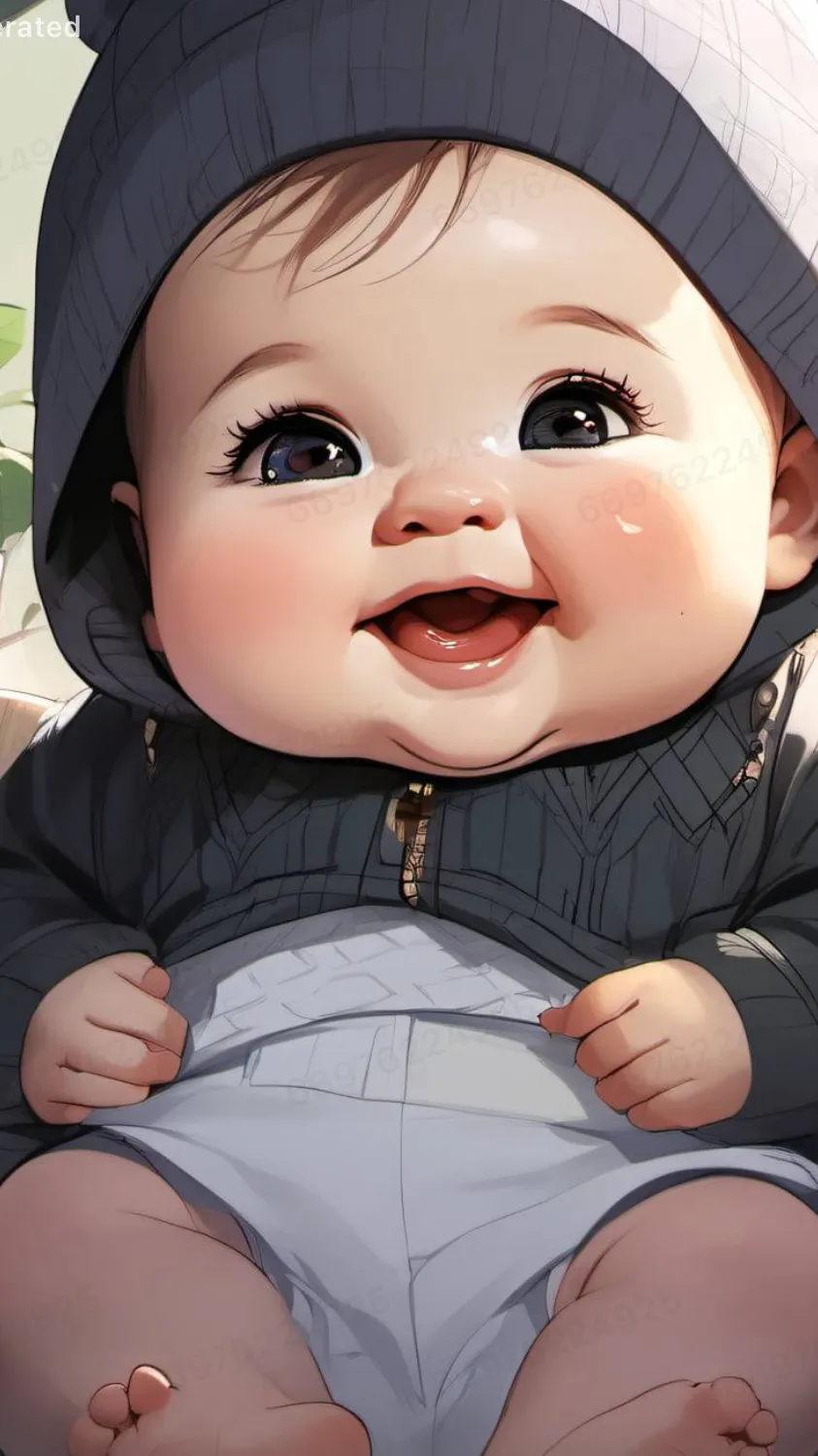 ai character: Baby emme background