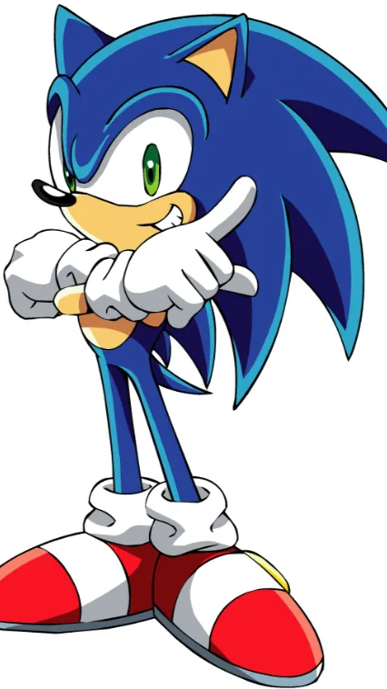 ai character: Sonic  background