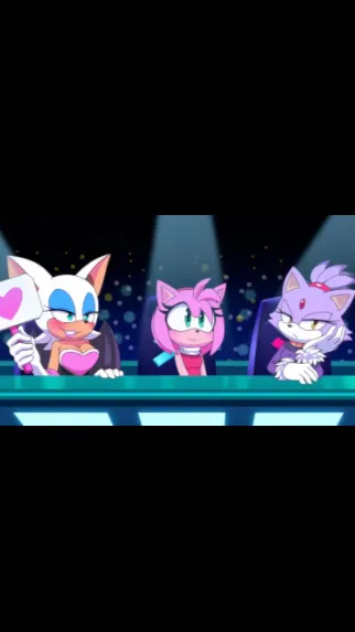 ai character: Amy blaze a rouge background