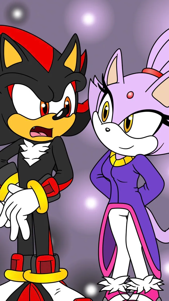 ai character: Shadow and blaze  background