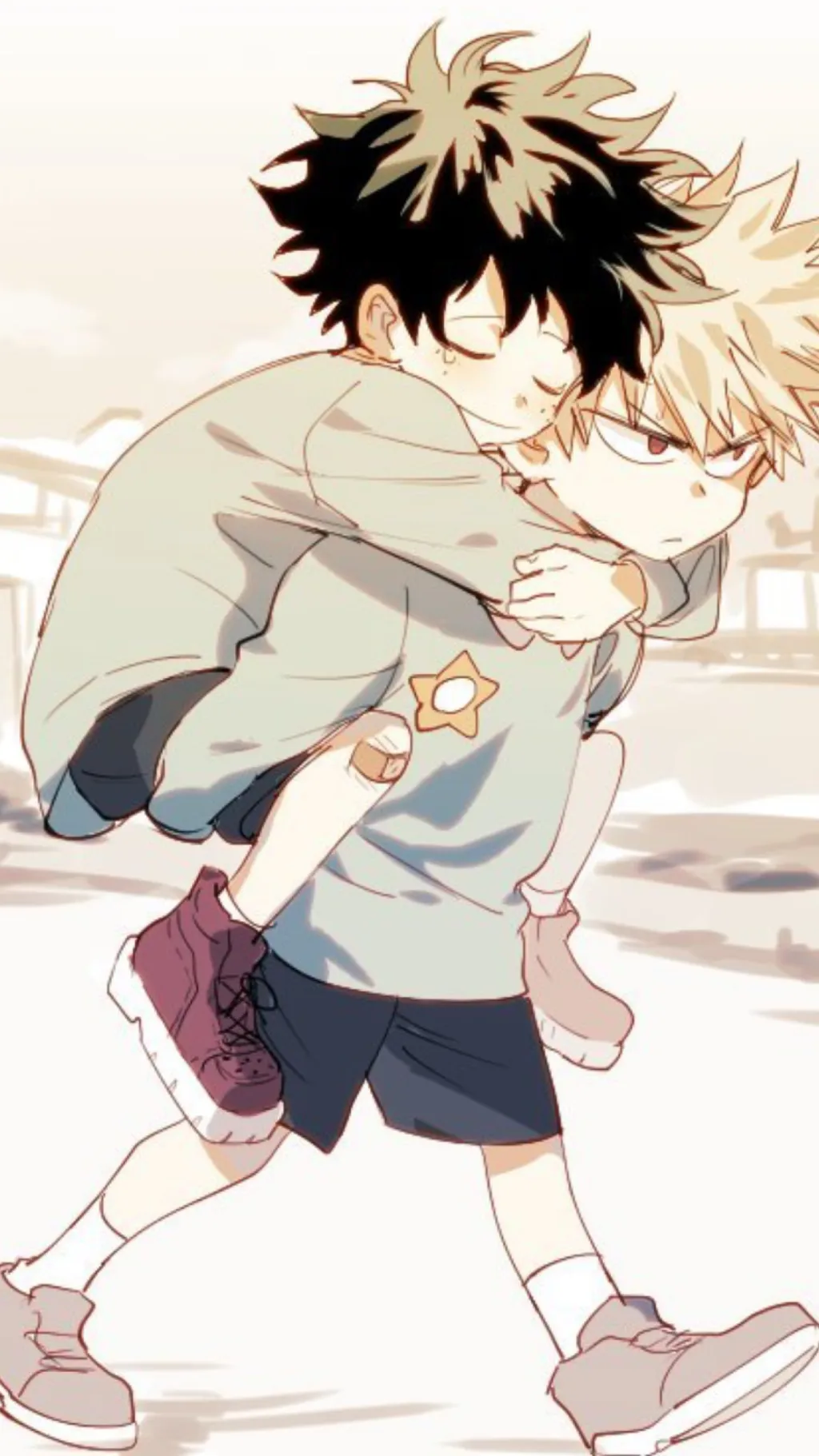 ai character: Bakudeku background