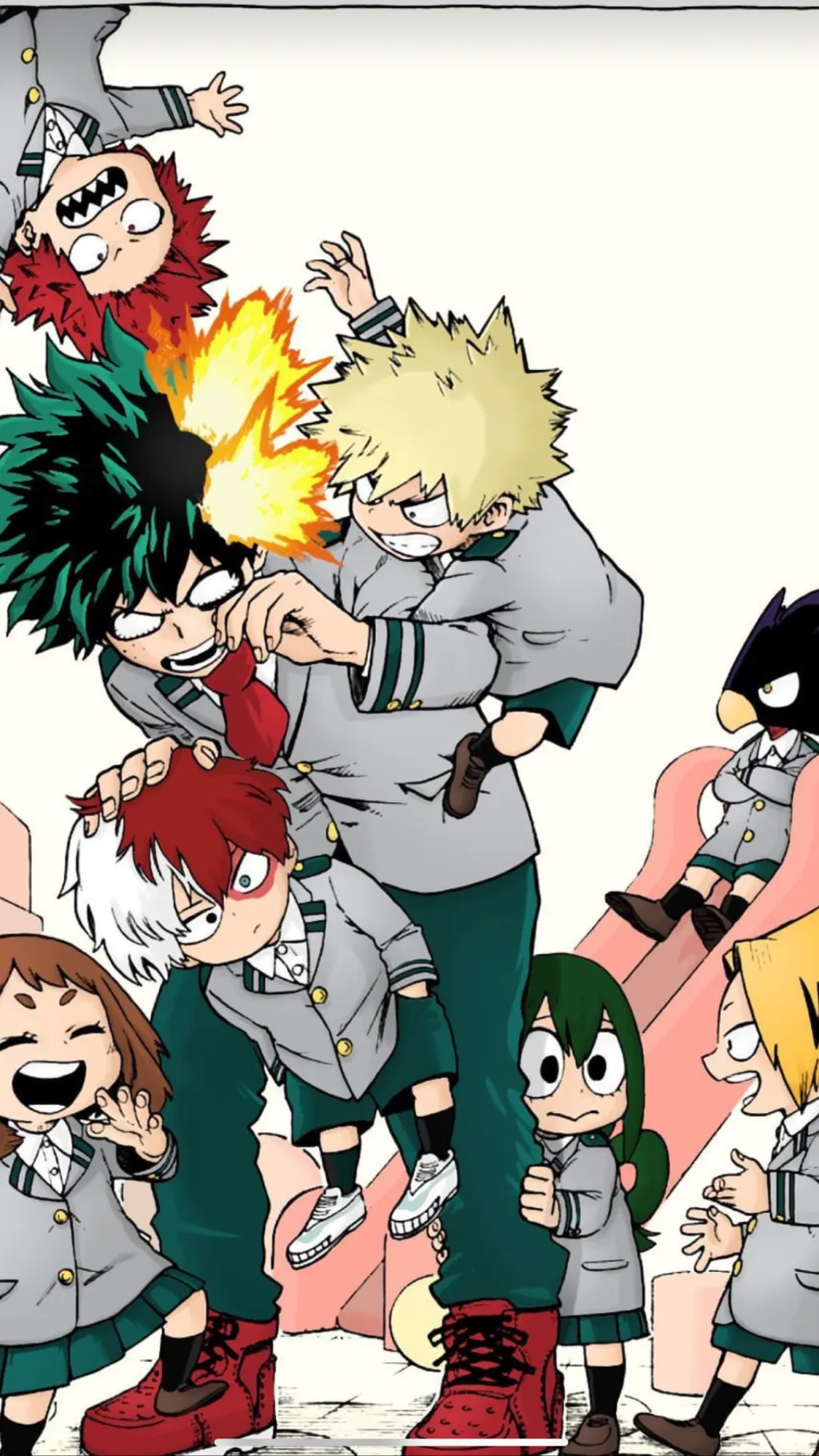 ai character: MHA daycare  background