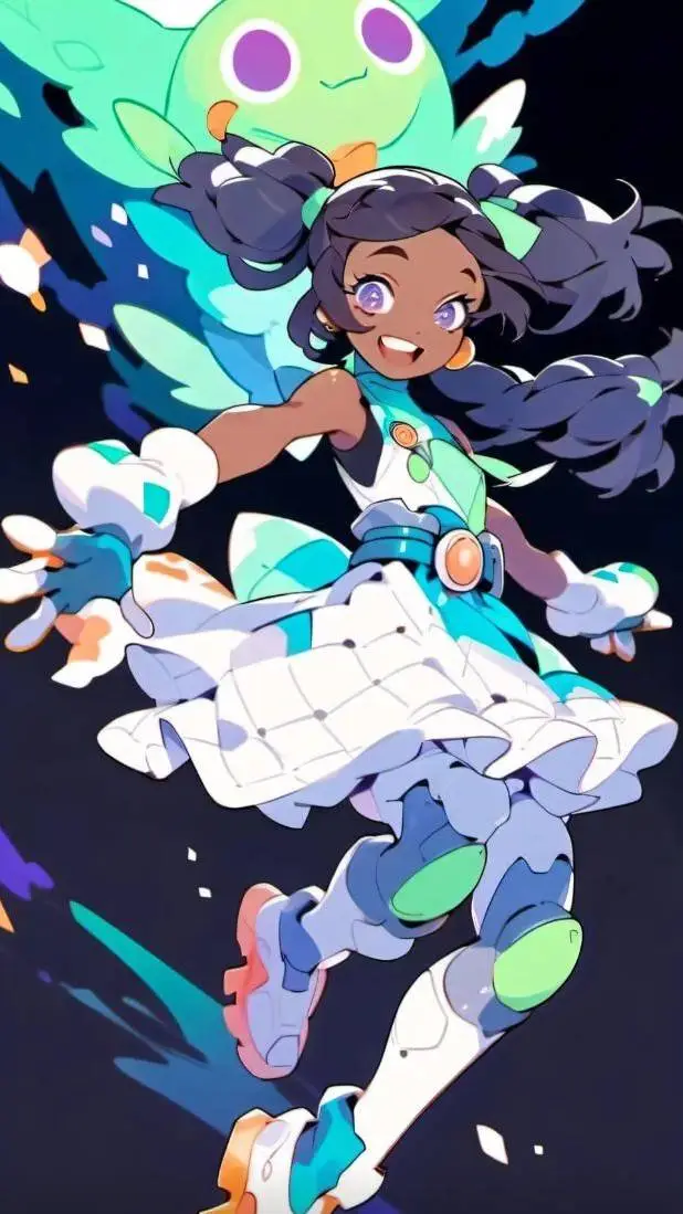 ai character: 👻Screen y vex👻 background