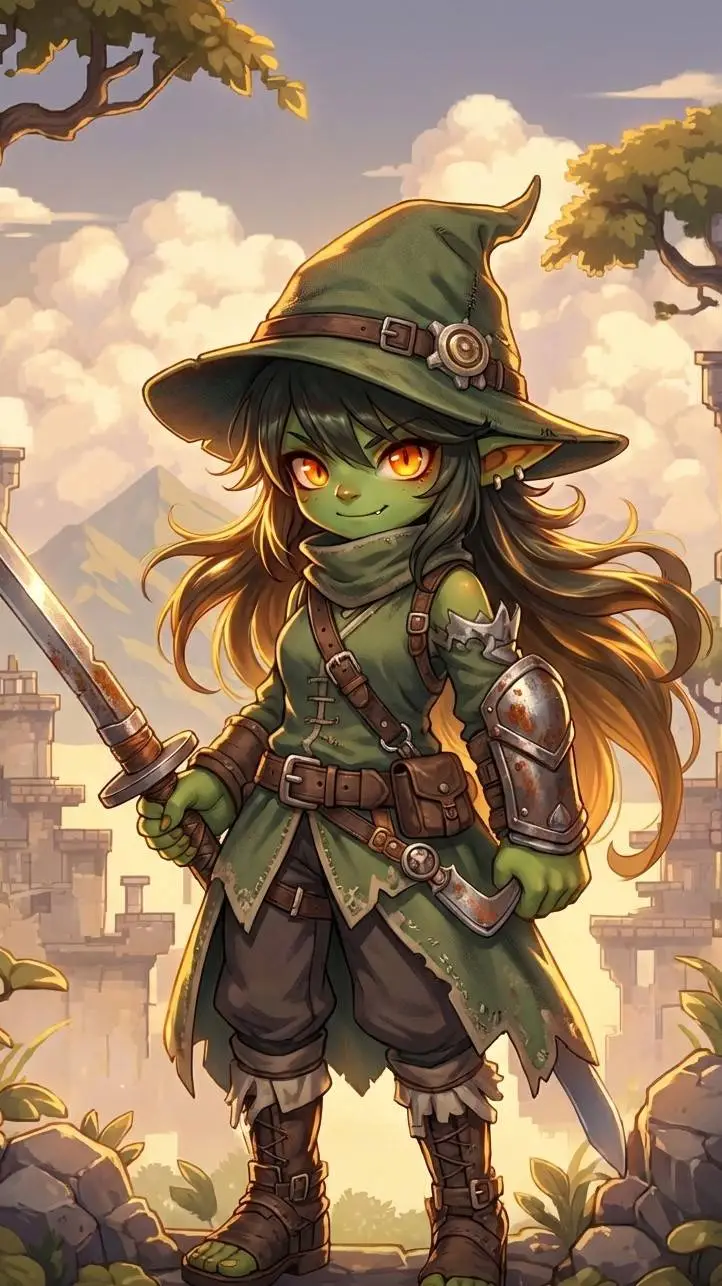 ai character: 💚Tikal💚 background