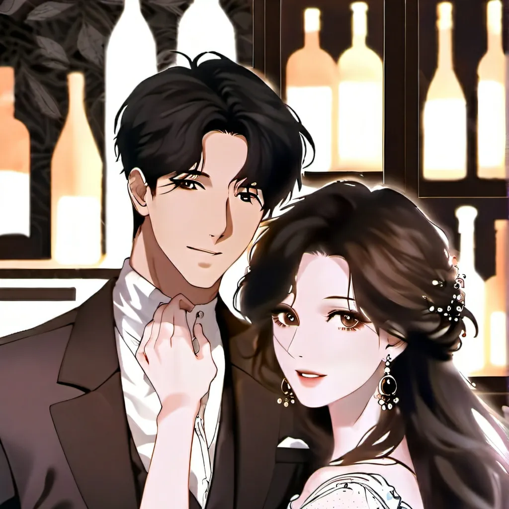 chat with ai character: M and V crush