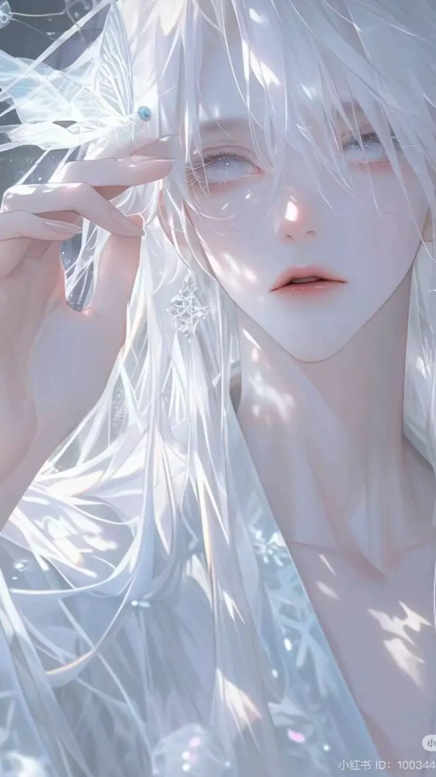 ai character: Jian✨🦋🥀 background