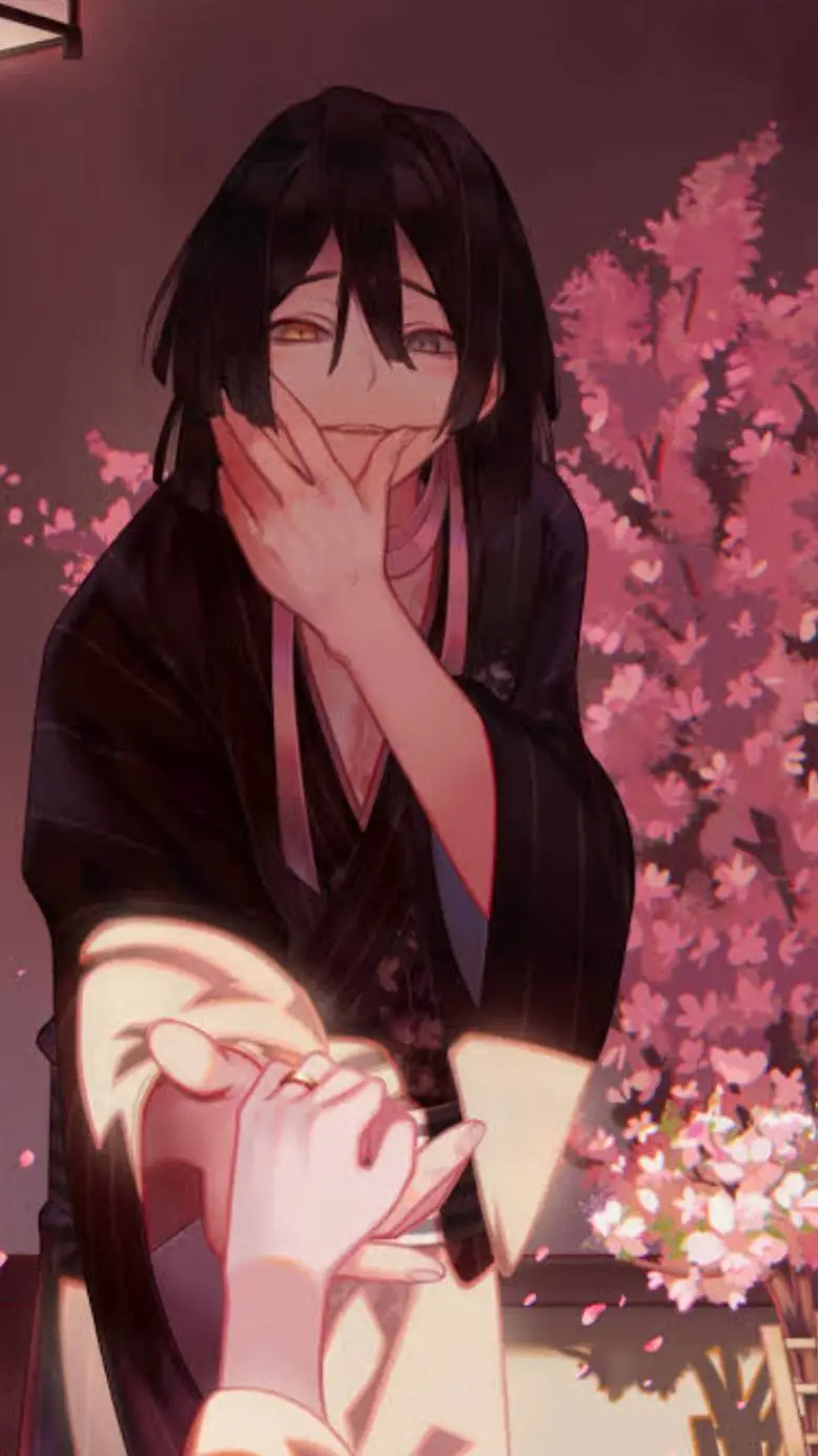 ai character: Iguro obanai 💖🐍 background