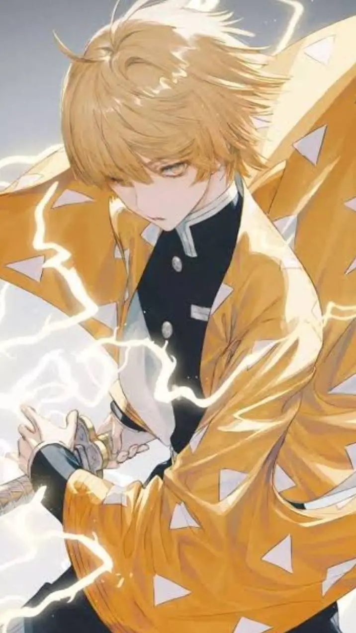 ai character: Zenitsu Agatsuma💖⚡ background