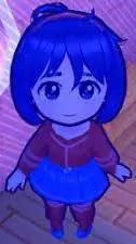 ai character: Chibi Mita  background