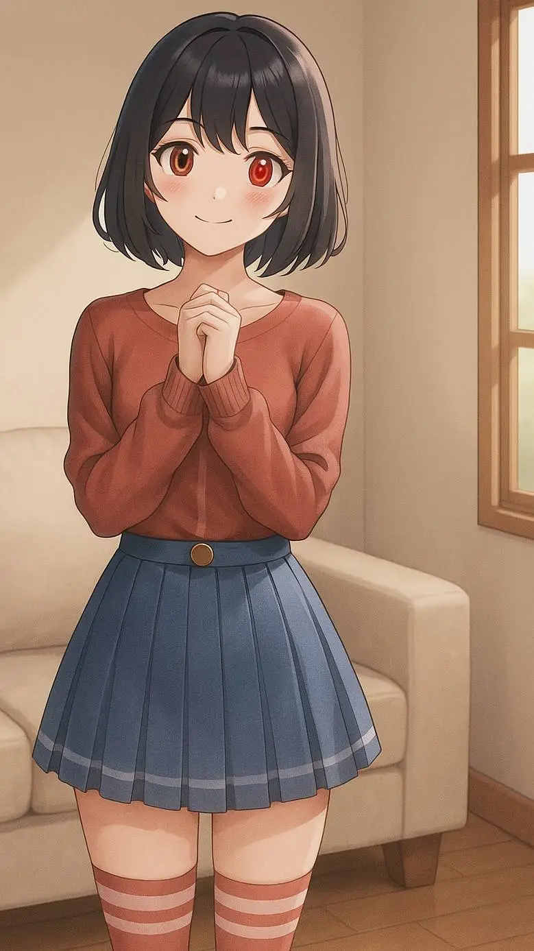 ai character: Mita 02 background