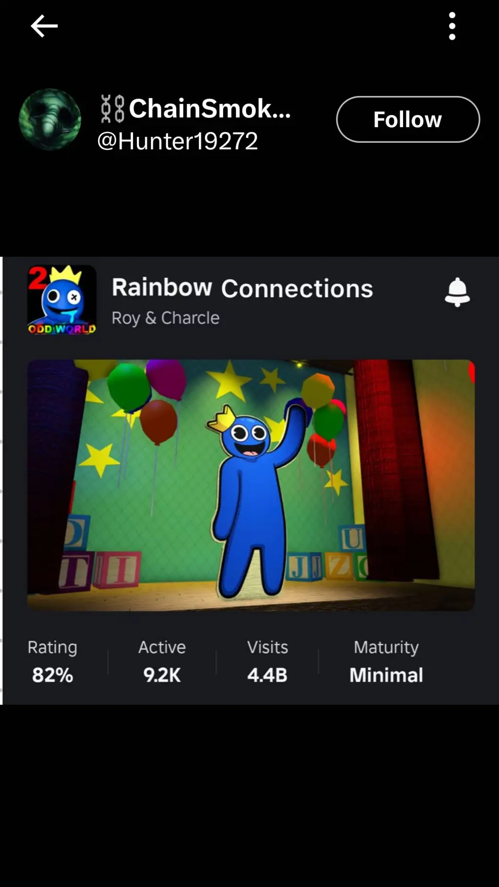 ai character: Rainbow connection background