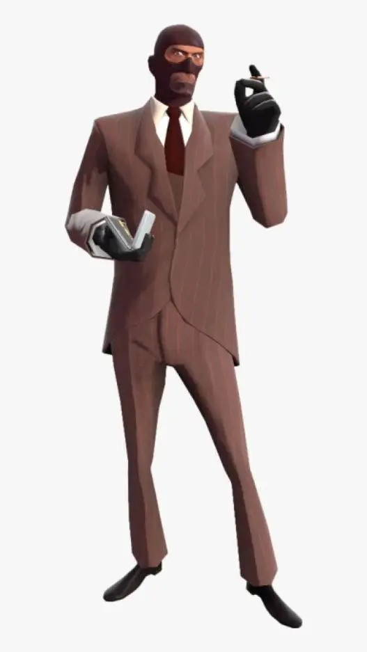 ai character: tf2 spy background