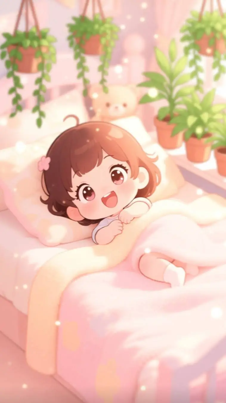 ai character: baby Emily🩷🤎 background