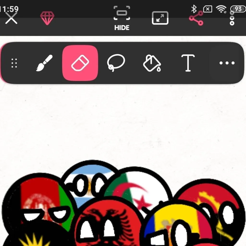 chat with ai character: "A" countryballs