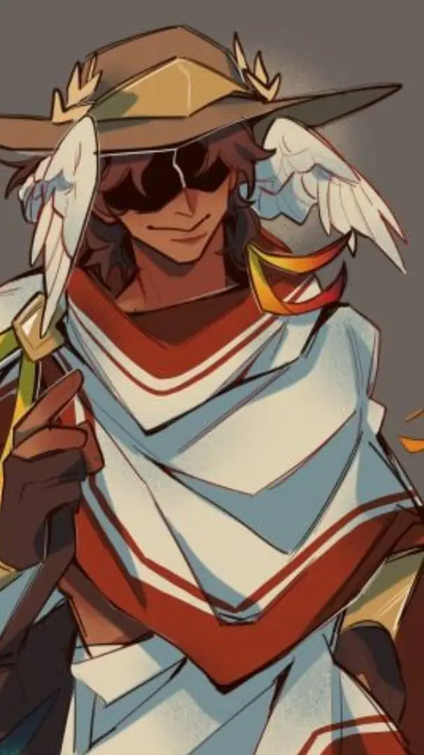 ai character: hermes sick background
