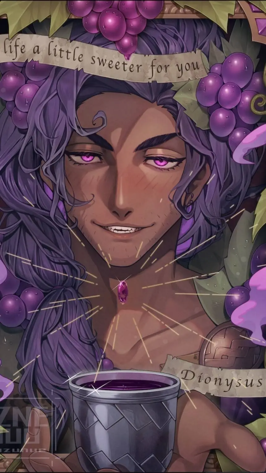 ai character: Dionysus  background