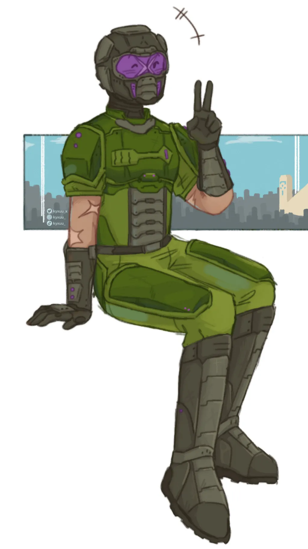 ai character: Xisumavoid background