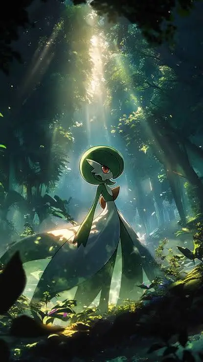 ai character: gardevoir  background